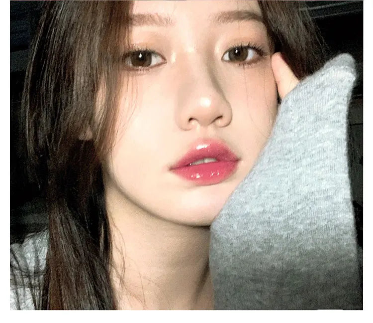 Shuiguang capsule lip honey kit moisturizes and moisturizes the mirror surface sparkling colorless transparent glass lip oil