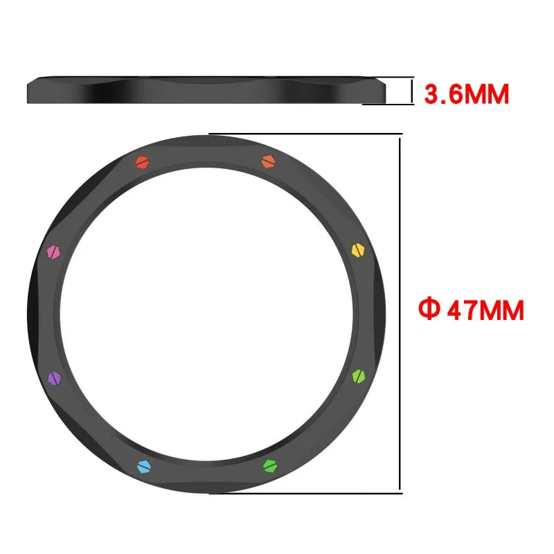 Metal Bezel Ring For Xiaomi Watch S4 S3 Protector with Film Watch Case Cover For Watch Bezel Shell S3 ESIM S4 ESIM Accessories