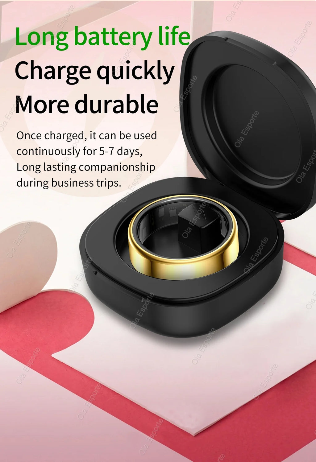 2026 New Smart Ring Men Women, Heart Rate Blood Oxygen and Sleep Monitor Smartring IP68 & 5ATM Waterproof, Multi-sport Ring R11C
