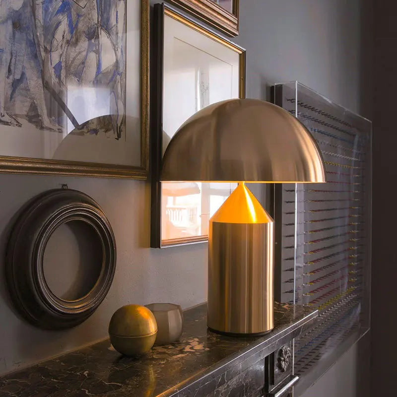 Italian Designer Mushroom Table Lamp Led Desk Light