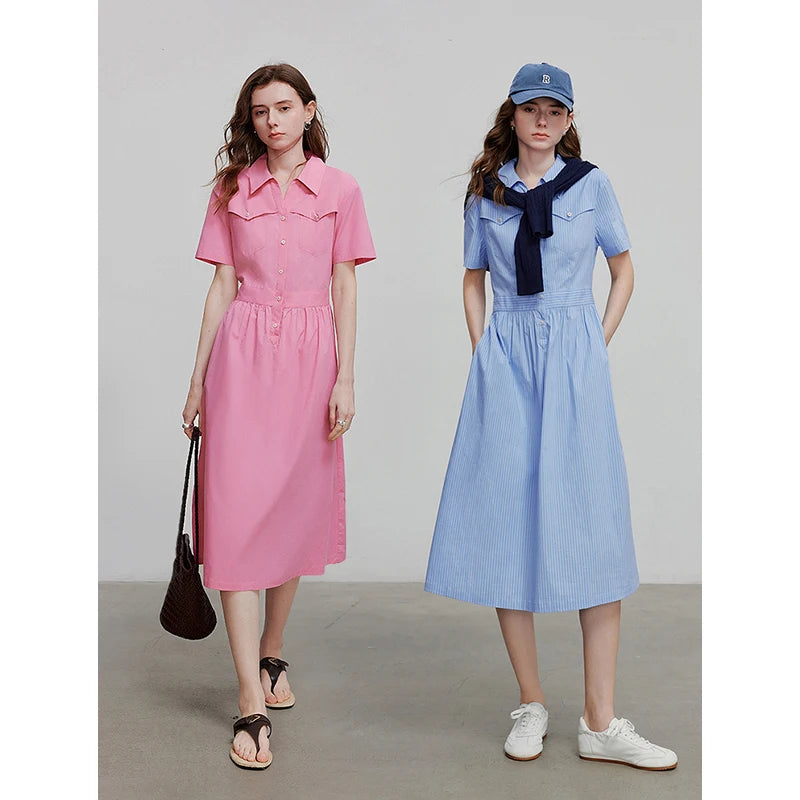 TOYOUTH Women Dress 2025 Summer New Elegant Dress 8529020