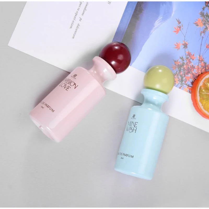 Luxury Floral Fruity Perfume,Cylindrical Gift Box Women's Scent,Rose/Jasmine/Sandalwood/Amber/Vanilla/Musk/Raspberry Fragrance
