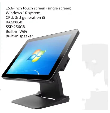 15.6-inch cash register Windows 10 system Support folding CPU i5 RAM 8gb SSD 256GB Computer desktop computers MINI PC