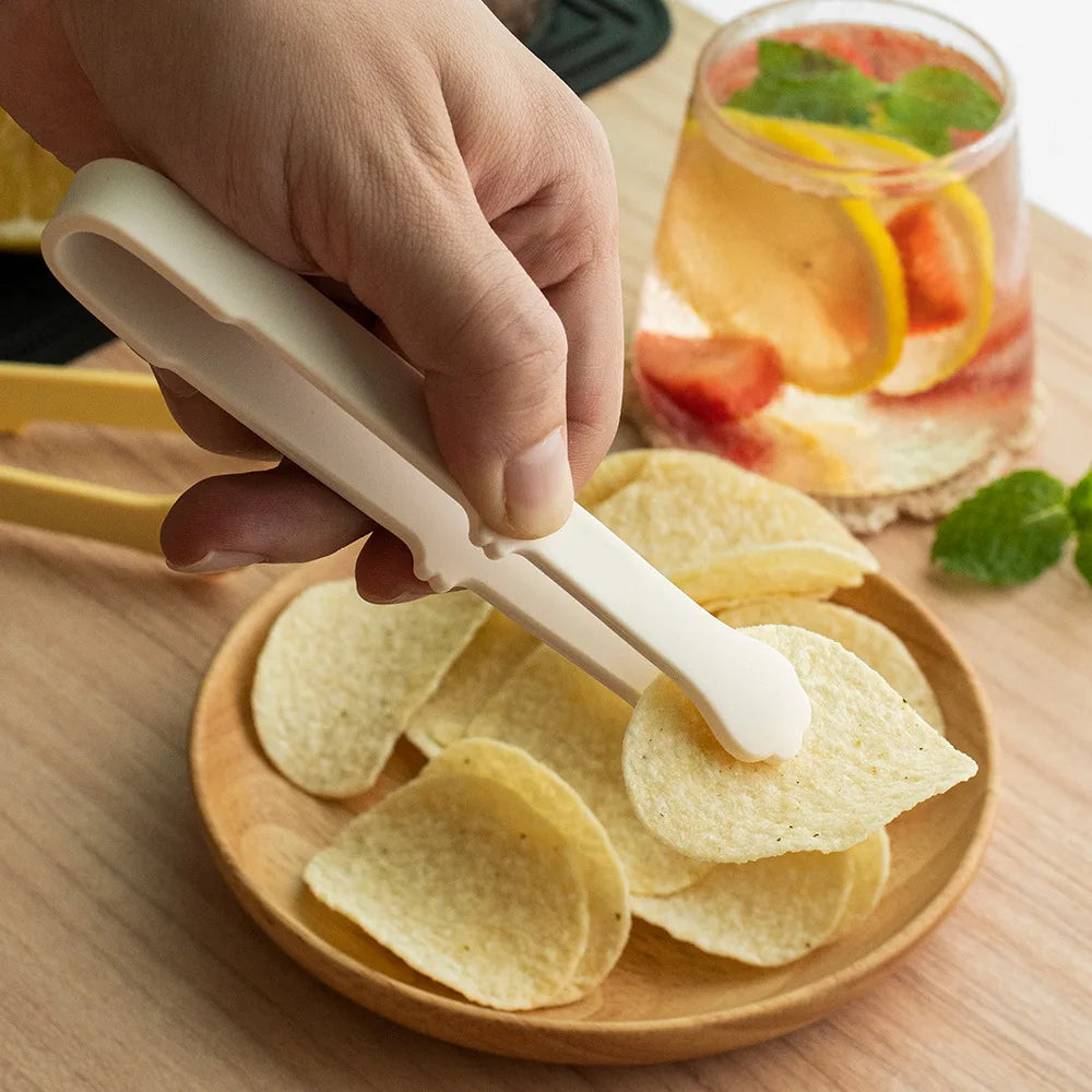 Cute Cat Paw Silicone Food Tongs Multicolor Food-Grade Kitchen Gadgets for Fruit Salad  Ice Cube Practical Kitchen Accessories