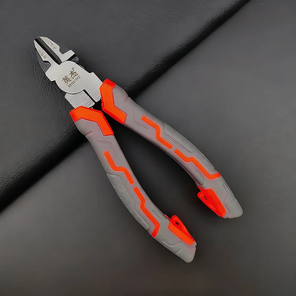 6/8-inch Wire Pliers Sharp Large Opening Diagonal Pliers Needle Nose Pliers for Cutting Twisting and Clamping MetalWires