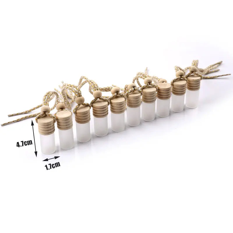 10pcs 5ml Car Perfume Bottle for Essential Oils Air Freshener Perfume Pendant
