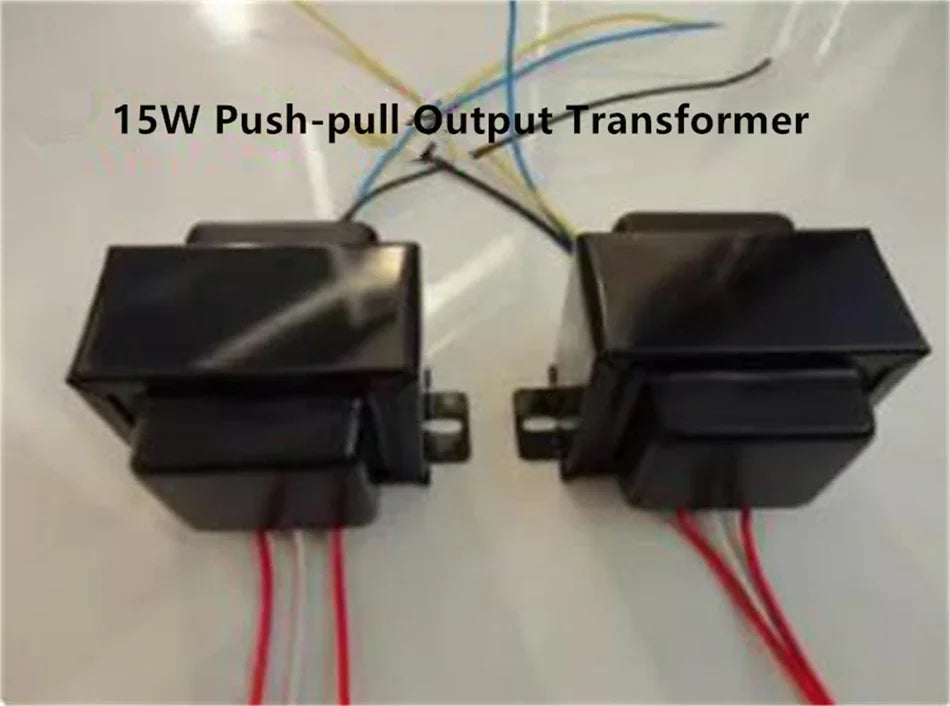 1PCS 6P1 6P6 6P14 6P15 EL84 Vacuum Tube Amplifier Push-pull Output Transformer 15W,8K or 10K Can Be Selected, Audio Components