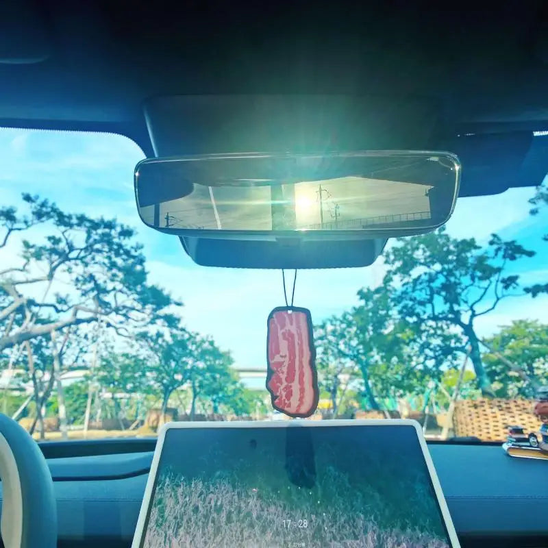 Car Perfume Pendant Fresh Air Aromatherapy Rearview Mirror Hanging for Anti Odor Interior Decoration in Autos