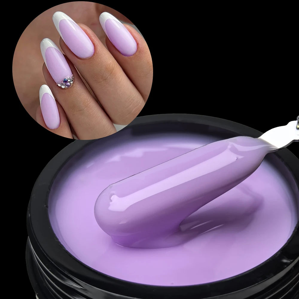 Jillnails Liquid Builder Nail Gel TPO Hema Free for Nail Extension Pink Brown Nude Milky White 50g/100g Nails UV Gel