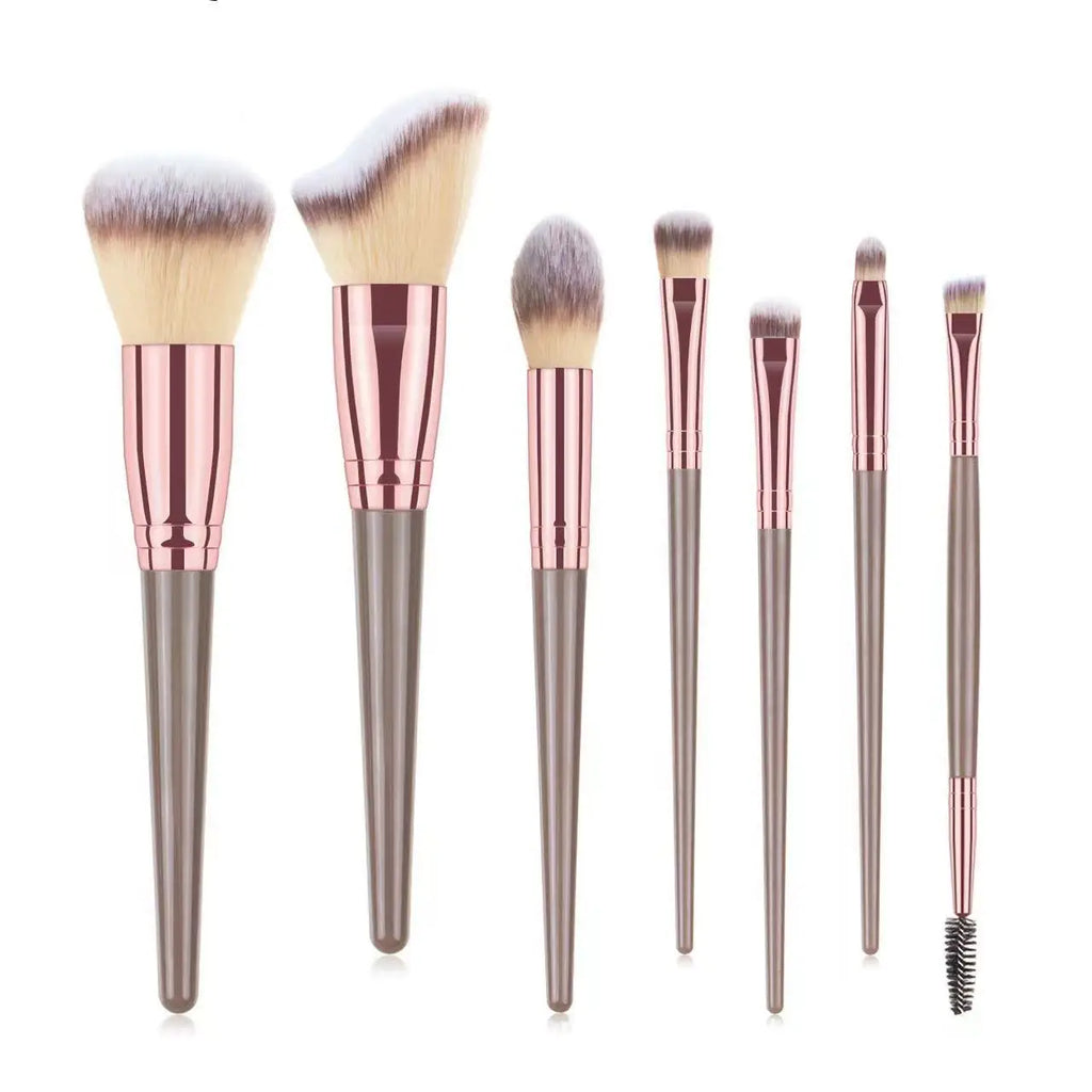 15pcs Makeup Brush Set Full Kit Powder Blush Contour Eyeshadow Lip Brushes Pink Handle Cosmetic Brushes for Liquid Foundation