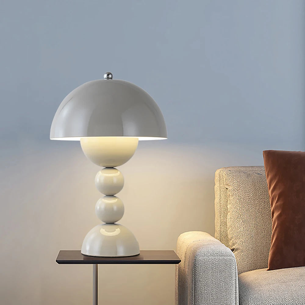 LED Flower Bud Desk Lamp Charging Touch Switch Room Decoration Bedroom Mushroom Lamp Restaurant Atmosphere Lamp