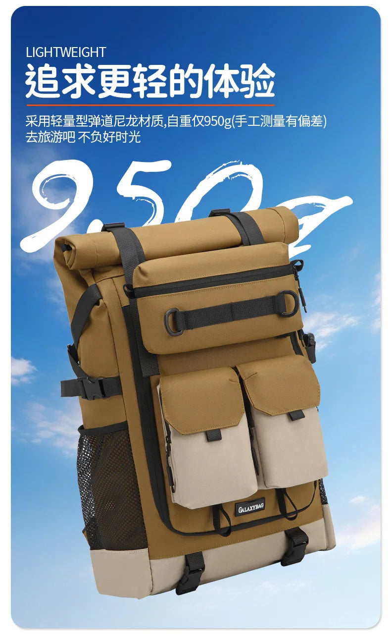 50L Travel Backpack for Women Men Large Capacity Waterproof Hiking Backpacks Multifunction 17.3 inch Laptop Bag Camping Backpack