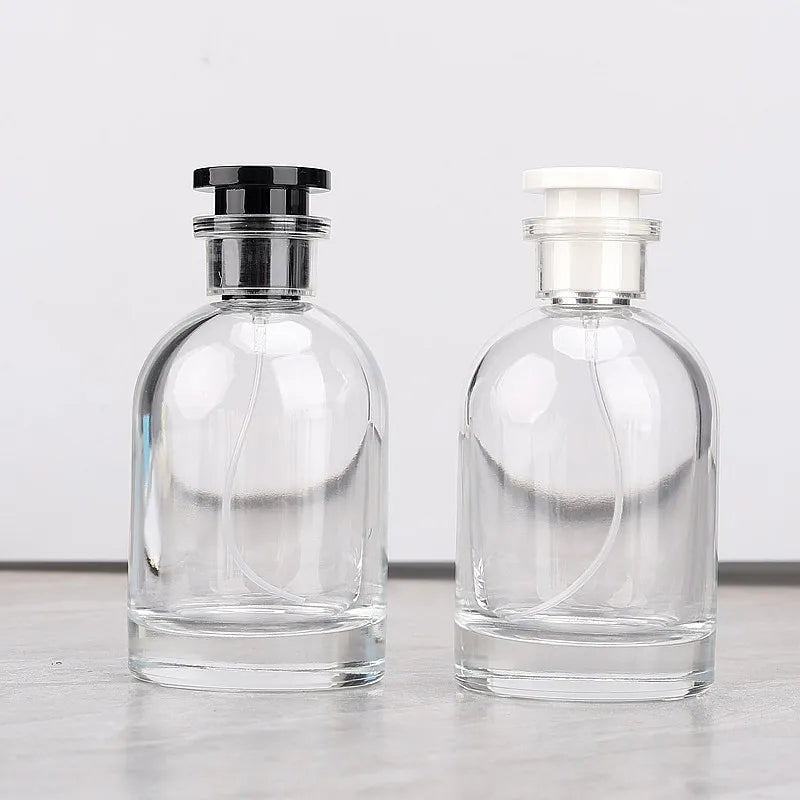 Perfume Bottles 100ML High-End Portable Spray Bottle Advanced Press Empty Bottle Replacement Refill Perfume Container