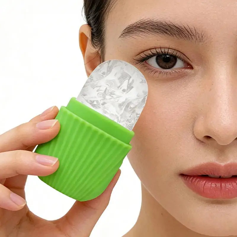 Beauty Face Lifting Massager Silicone Ice Cube Trays Facial Eye Roller Ice Ball Contouring Reduce Acne Skin Care Tool Reusable