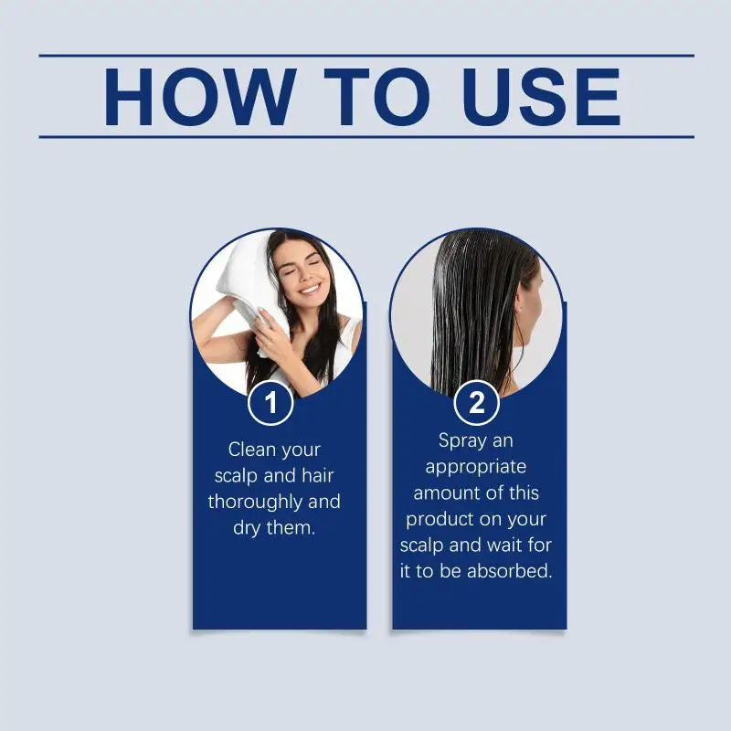 New Hair Nourishing Spray Strengthens Hair Strands, Moistens Hair Follicles, Improves Hair Quality, Makes Hair Plump And Shiny