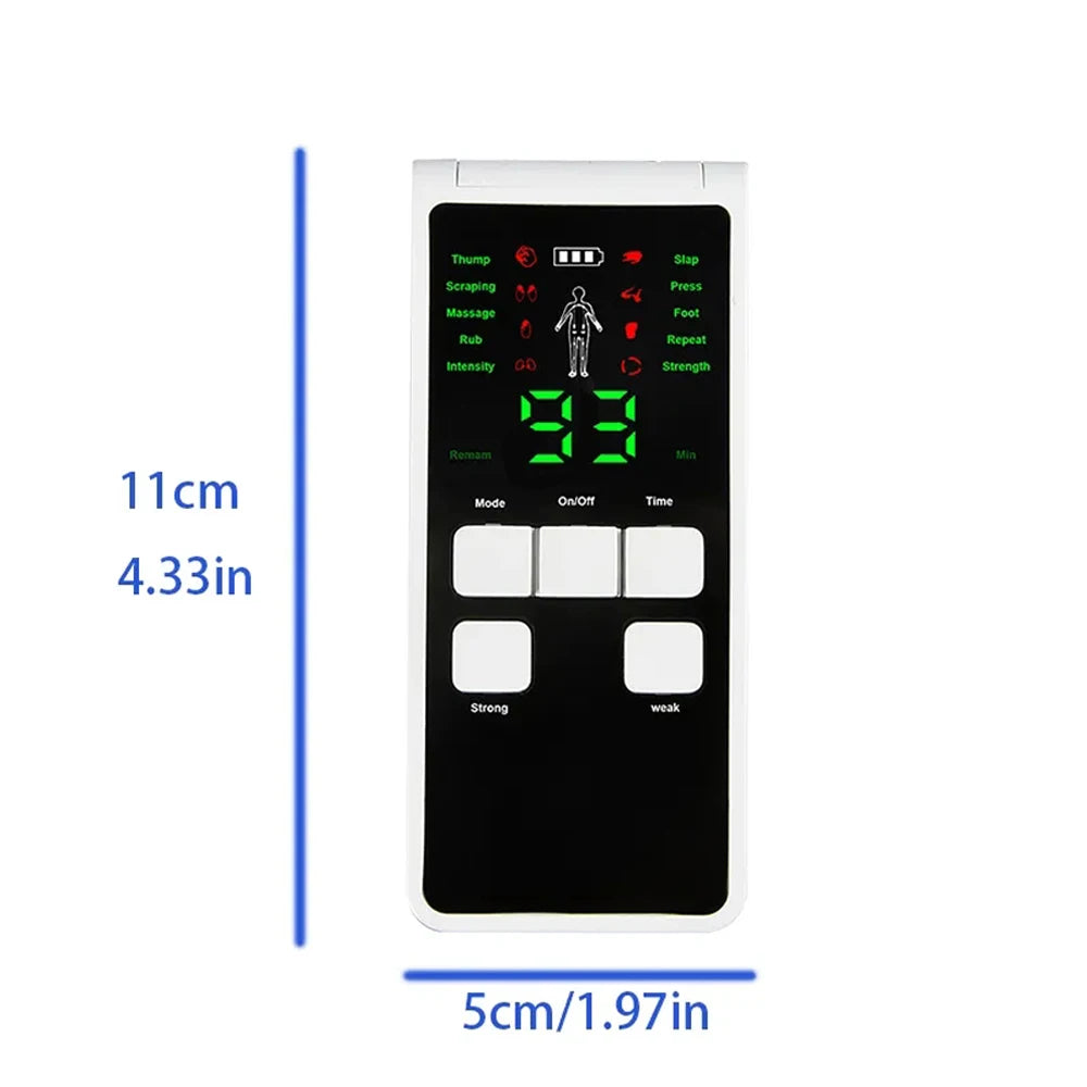 8-mode Full Body Massager Electric Muscle Stimulator Acupuncture Low Frequency Pulse Vibration Massage Relax Muscle Anti-fatigue