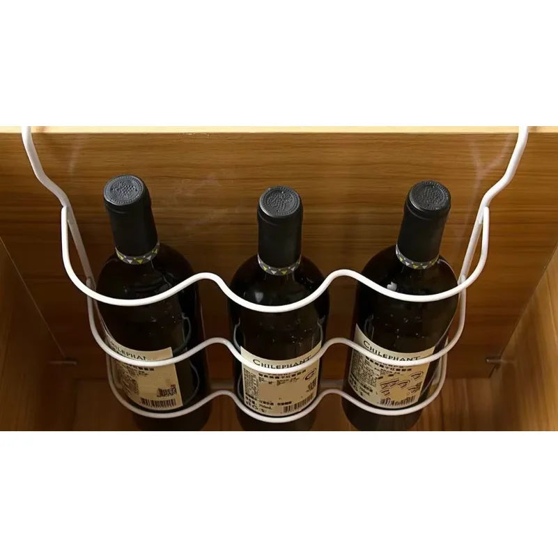 Kitchen Supplies Refrigerator Organizer Rack Inside Shelf Beer Wine Bottle Holder Rack Kitchen Storage Shelves Accessories Tools