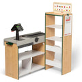 Best Selling Pretend Grocery Store Kids Cash Register with Scanner Shelves and Conveyor Belt Toy for Girls and Boys