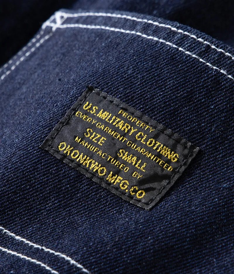 3903 Good Quality Striped Jeans For Man Multi Pockets Cargo Style Straight Casual Loose Trendy Streetwear Boyfriend Denim Pants