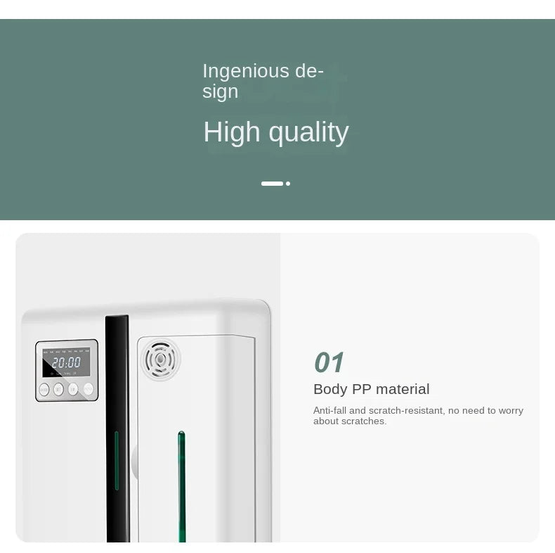 300m³ Aromatherapy Dispenser Hotel Commercial Dispenser Mall Automatic Aroma Essential Oil Diffuser Home Fragrance Air Purifier