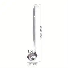 E9 1Pcs Soup Ladle, Small Stainless Steel Ladles and Spoons Professional Ladle, 1/2/3oz Duty Metal Ladle Kitchen Utensil Spoon