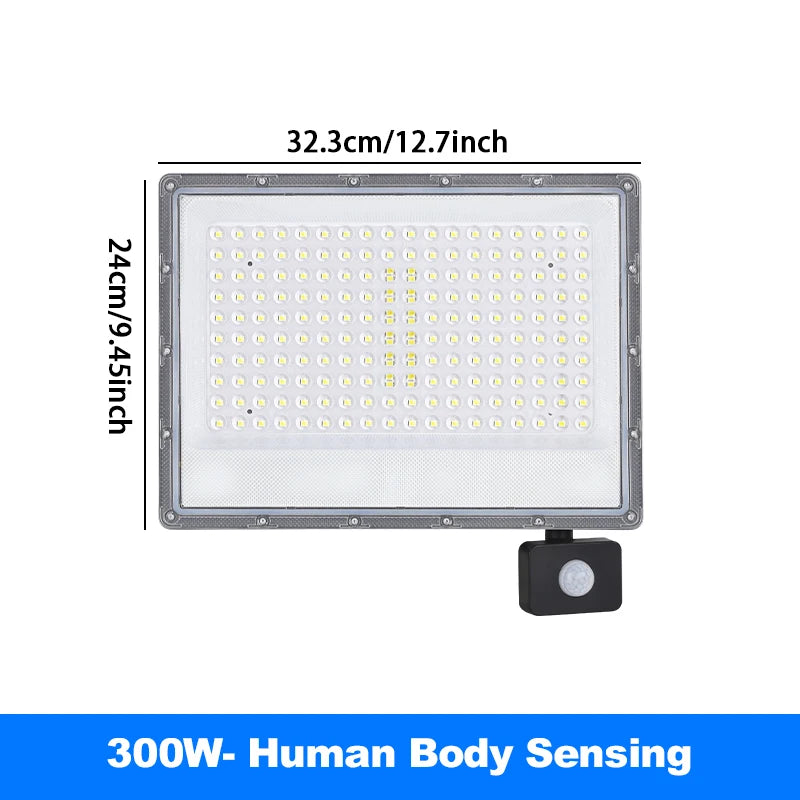 Outdoor LED Flood Light 500W 300W 200W 220V Motion Sensor Waterproof  Spotlight Garden Lighting Landscape Floodlight Street Lamp
