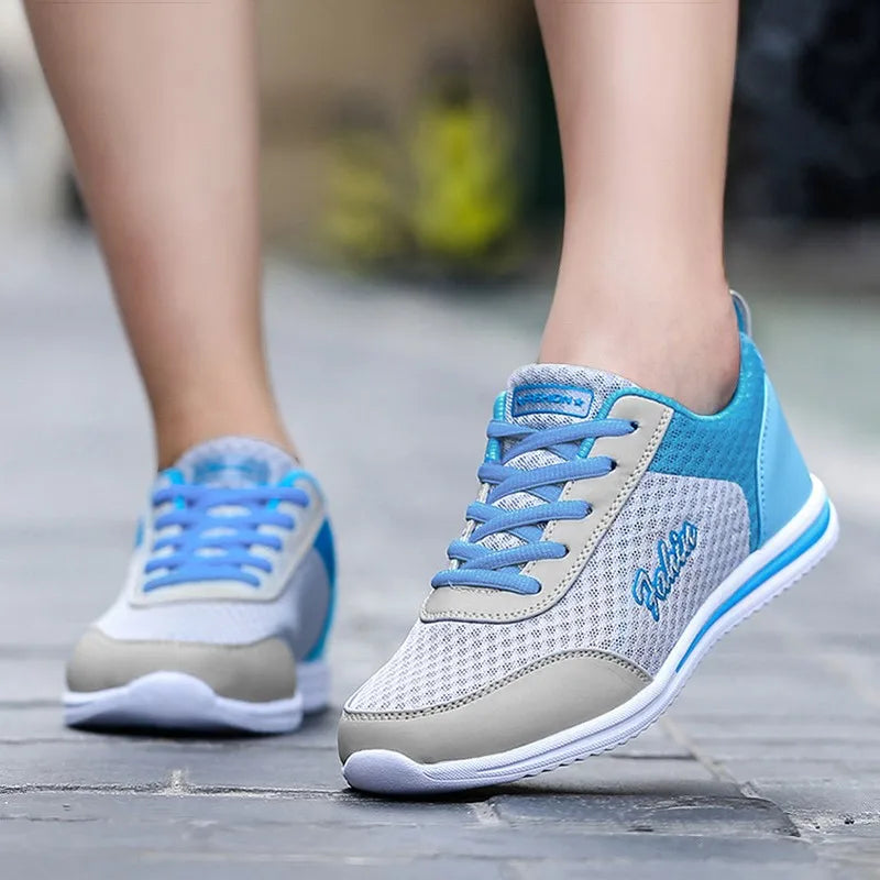 Sneakers Shoes Woman Fashion Lace Up Female Sneakers Breathable Women's Sports Shoes Comfortable Footwear Women's Shoes Sale