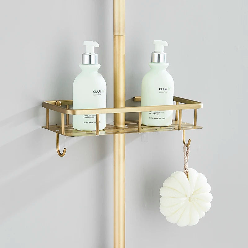 Antique Brass Shower Faucet Set Rainfall Head Shower with Handshower Wall Mount Dual Handle Mixer Bathroom Shower System