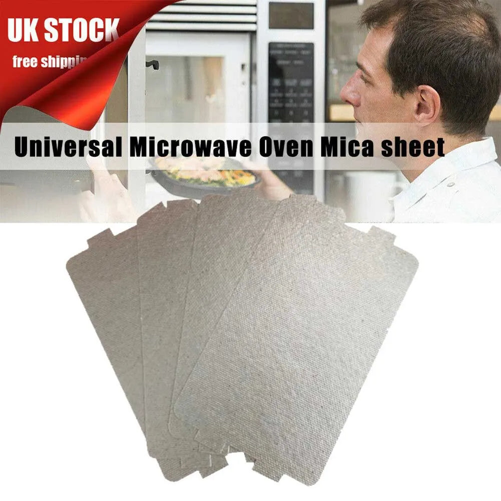 5pcs Universal Microwave Oven Mica Sheet Kitchen Accessories Wave Guide Waveguide Cover Sheet Plates 11.6 X 6.5cm