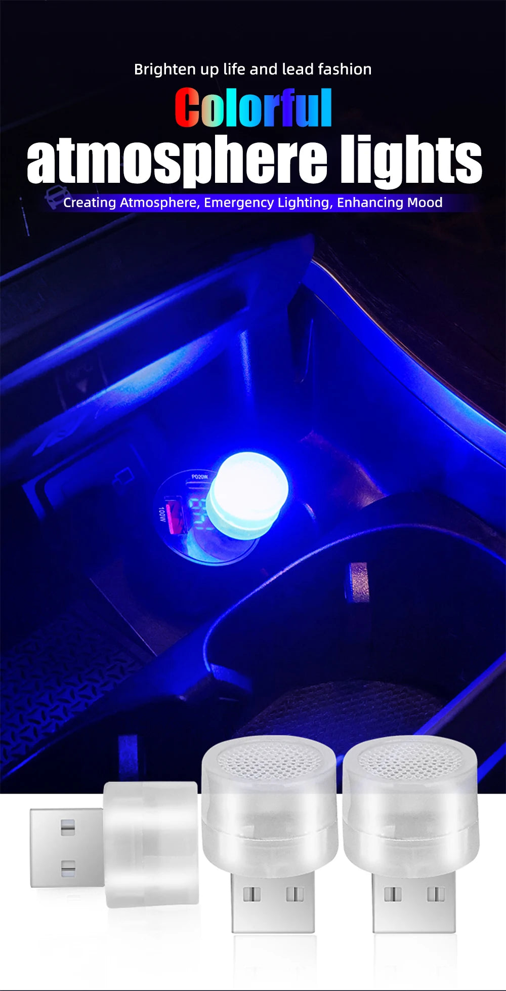 KEVANLY 5V 1W USB LED Lamp Eye Protection Reading Light Computer Reading Lamp Mobile Power Charging Book Lamps Night Light