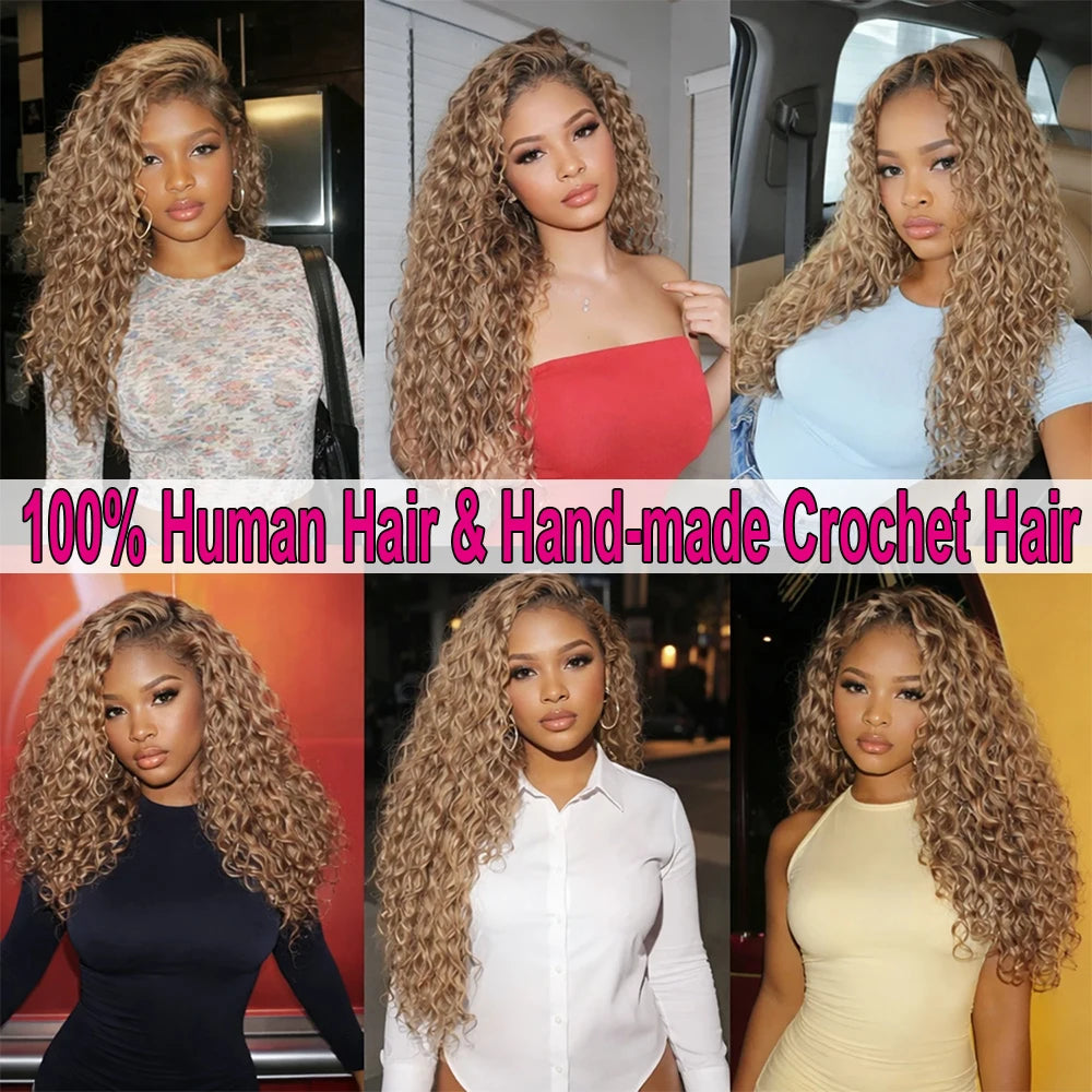 Deep Wave Crochet Hair Extensions – Multiple Colors & Pack Sizes
