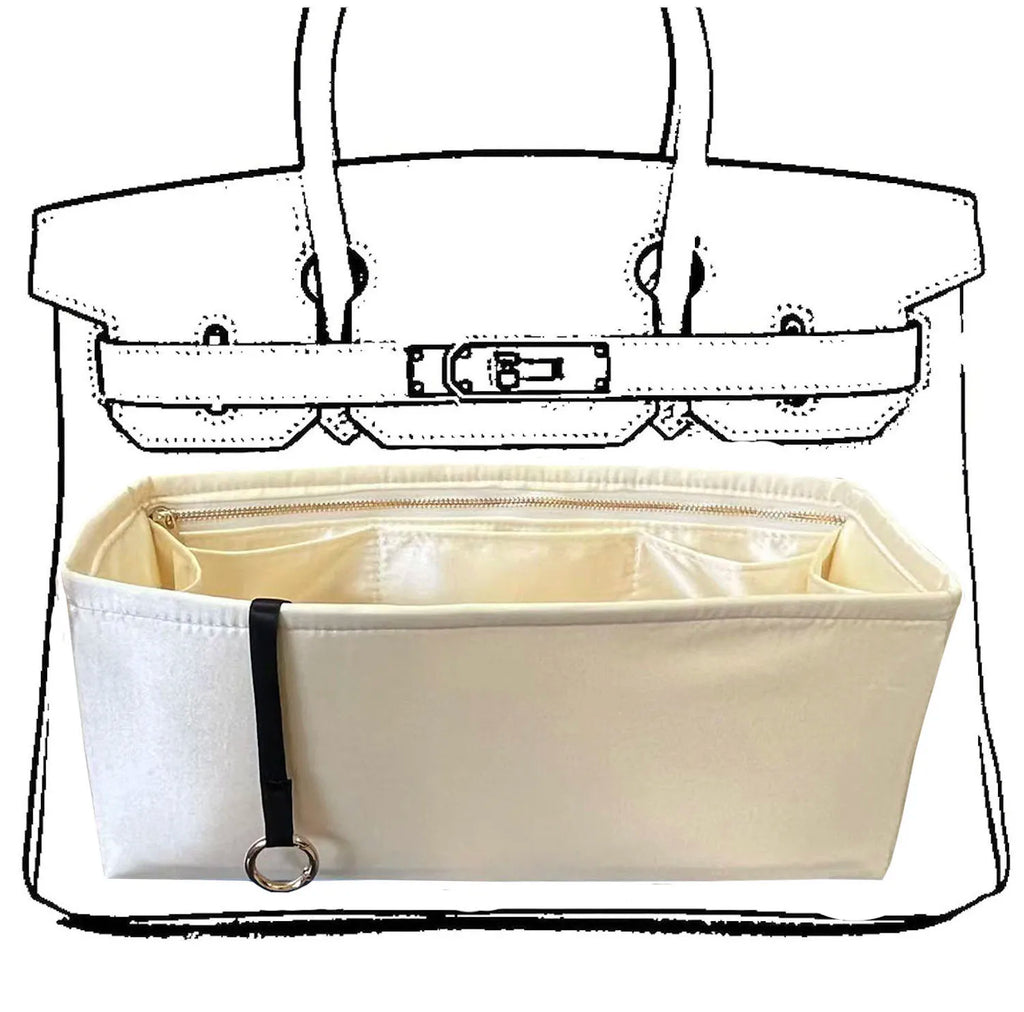 Purse Organizer Birkin S 25 30 35 40 Purse Organizer Silky Smooth,Silk,Luxury Handbag Tote in Bag Shapers, Women- Fits Bags