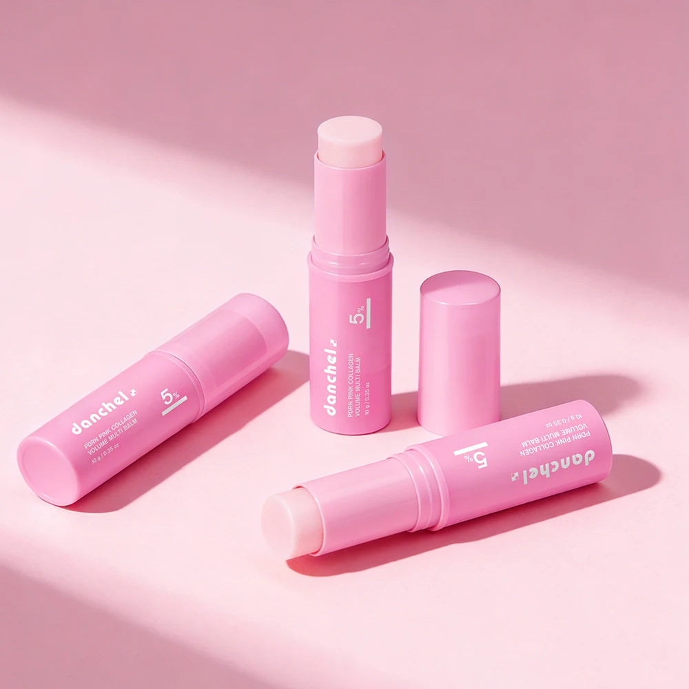 2pcs Salmon PDRN Pink Peptide Facial Serum & PDRN Pink Collagen Volume Multi Balm Deep Hydration Moisturization Plump Skin Care