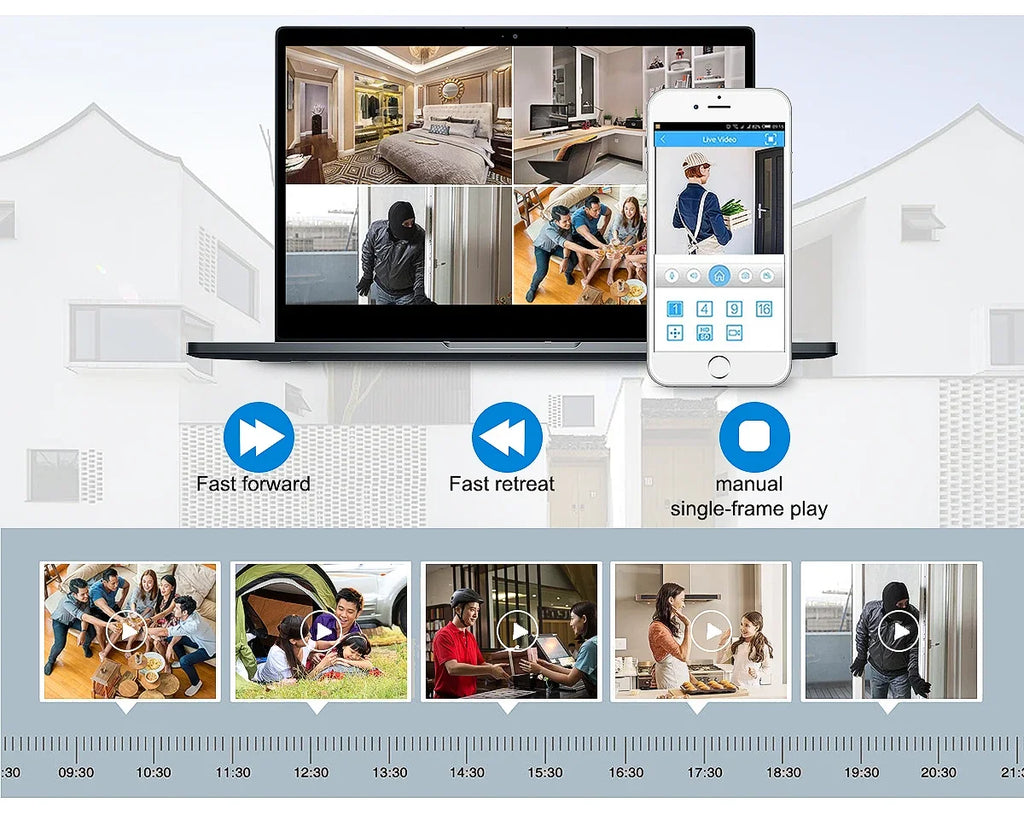 Smart Life 4K 8MP HD 8CH POE NVR Video Recorder H.265 8Channel NVR Security System Tuya CCTV Network Surveillance Video Recorder