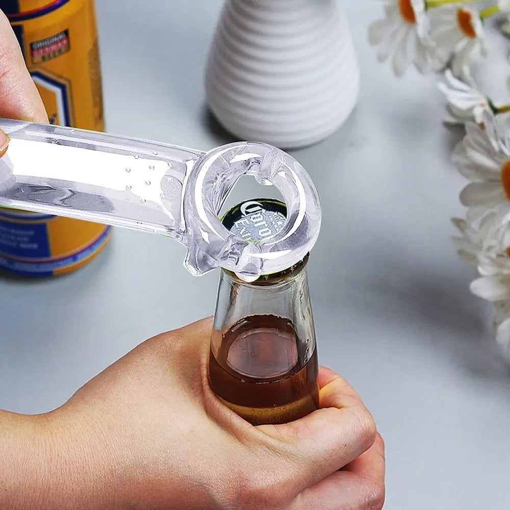 New Plastic Beer Bottle Opener Kitchen Gadgets Multifunctional Jar Opener Household Non-slip Can Openers