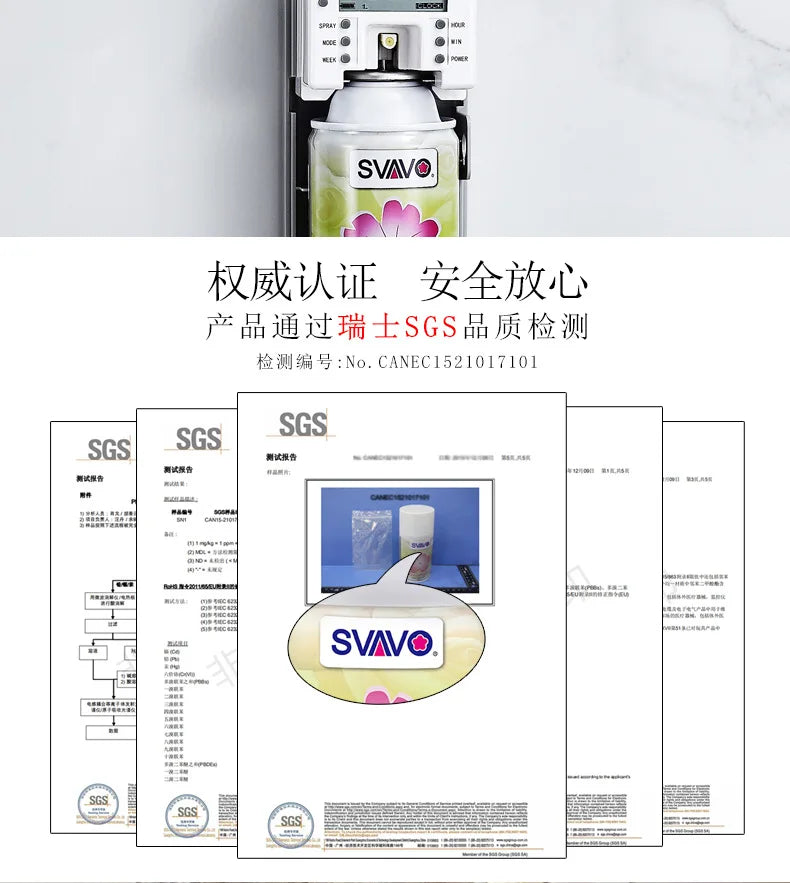 For Ruiwo Wall Mounted Aromatherapy Diffuser Remote Control Home Hotel Air Fragrance Machine Scent Dispenser Essential Oil
