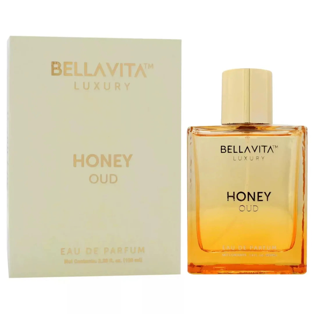 BellaVita Honey, Sandalwood & Oud Men's Perfume – Honey Oud CEO Man | Goat Women's Perfume 100ml