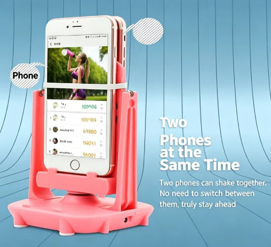 Desktop Phone Swing Shaker Automatic Step Counter Wiggler Holder Mobile Phone Walking Simulator Pedometer Shake Device for All S