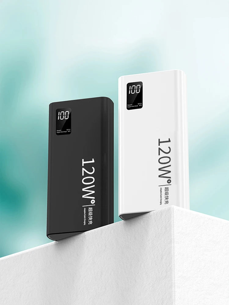 VIVO 50000mAh Power Bank Ultra-High Capacity 120W Super Fast Charging LED Digital Display Compatible for iPhone Huawei 2026 New