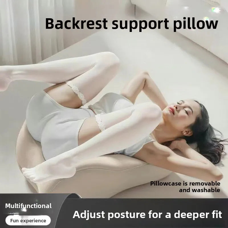 Multifunctional Memory Foam Pillow for Prone Rest, Couple Positioning Support Cushion, Bedroom Buttock Lift Pillow
