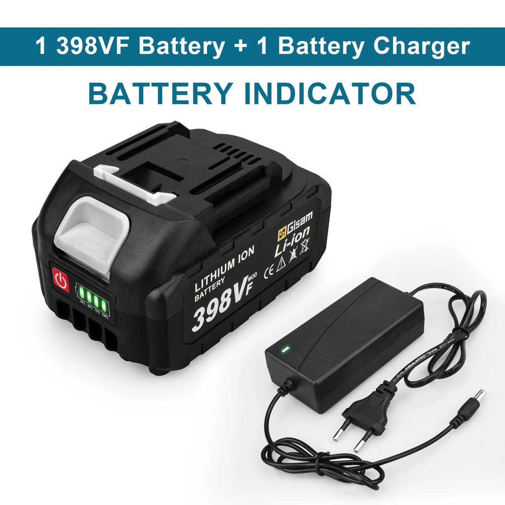 18V Rechargeable Lithium Ion Battery 22500mAh 15000mAh Lithium Battery With Battery indicator For Makita Power Tools Battery