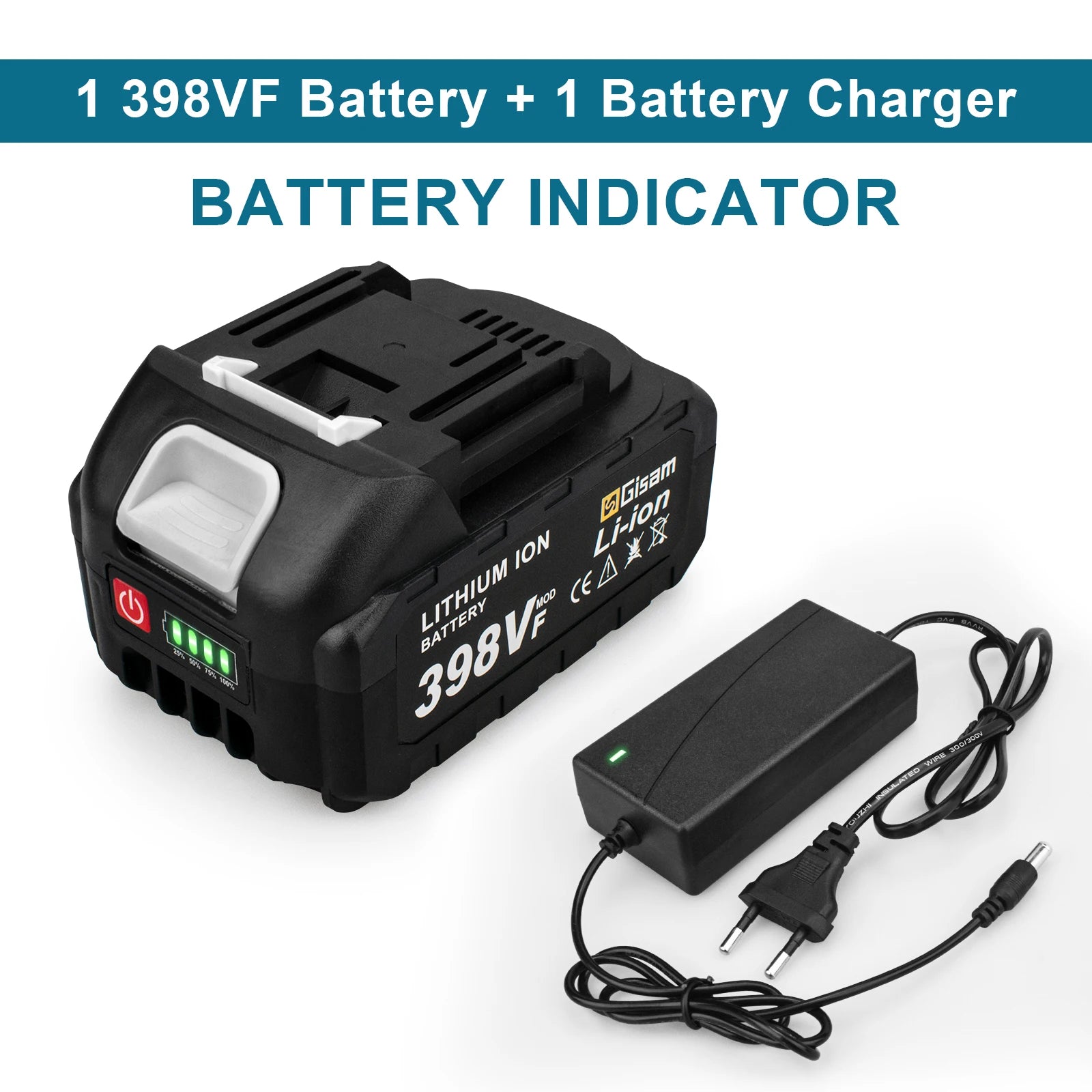 18V Rechargeable Lithium Ion Battery 22500mAh 15000mAh Lithium Battery With Battery indicator For Makita Power Tools Battery