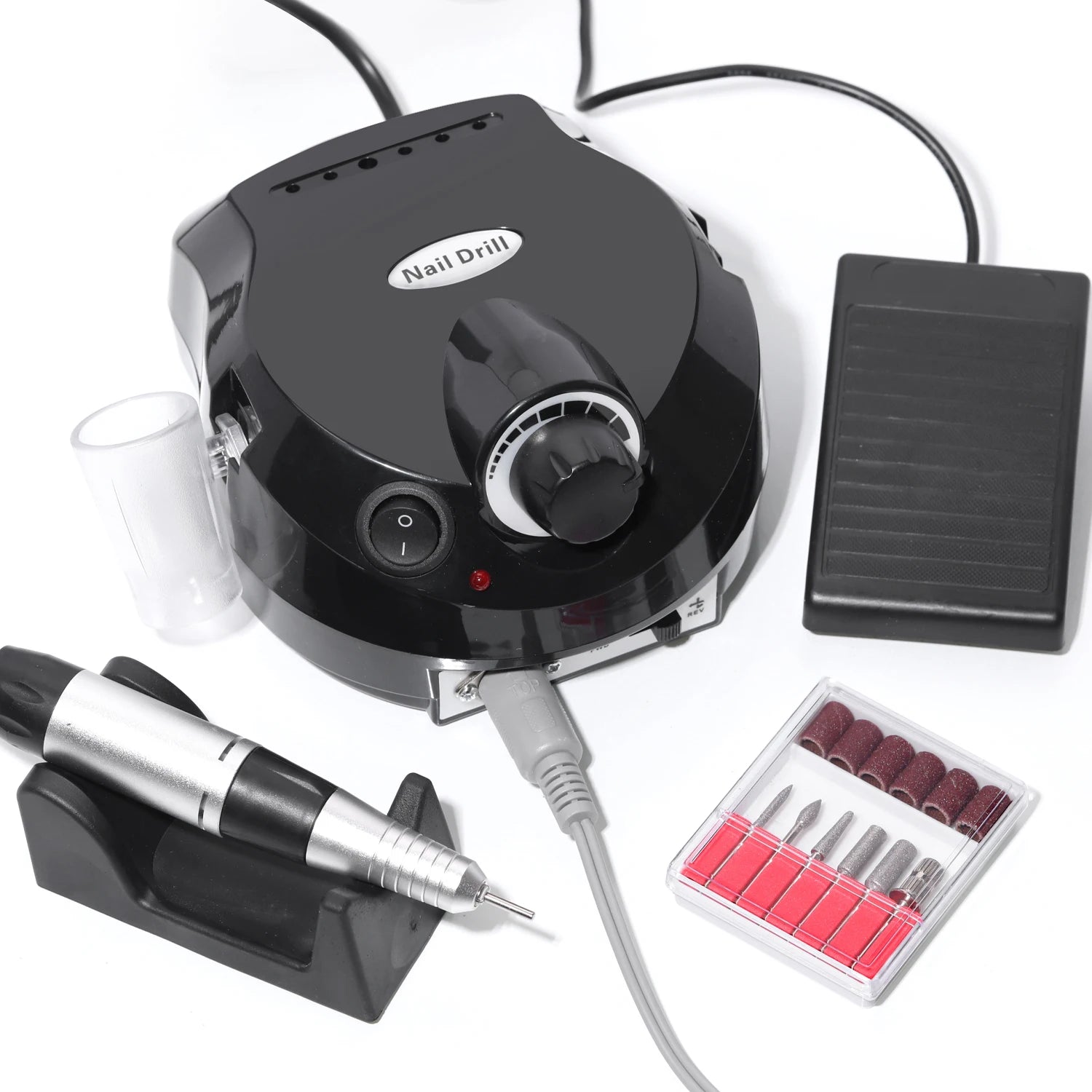 35000RPM Electric Nail Drill Machine Cutter Set Nail Gel Polisher Nail Tools Salon Equipment Strong Polishing Tool Nail File Kit