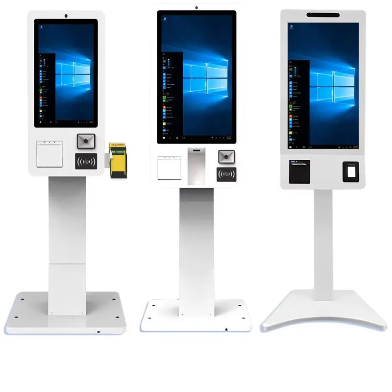 21.5/23.6/27/32 Inch Touch Screen Ordering Kiosk Windows Android Interactive Outdoor Self Ordering Payment Machine