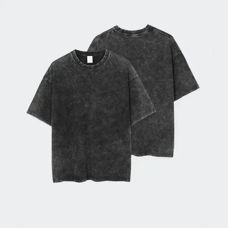 Outer Wilds Washed T-shirt New Model personality Clothes Oversized Unisex Vintage Loose Trendy Cotton Harajuku high quality soft