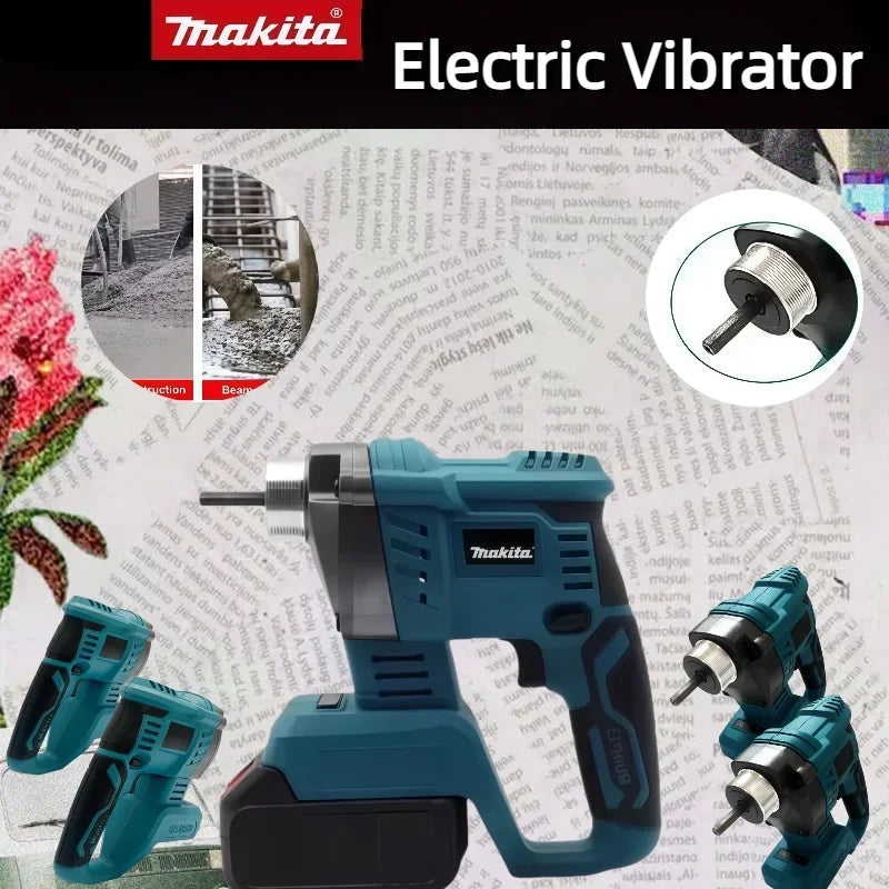 Makita High Mixing Power Tool Cordless Electric Concrete Vibrator Concrete Compactor Concrete Brushless Tool