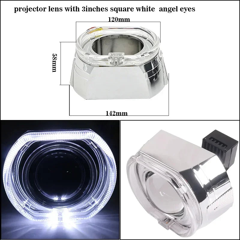 SANVI 3.0 Bi LED Lenses for Headlights Ice Lense Auto LED Projector Headlight Hella G5 3R Projector 110W Car Light Retrofit