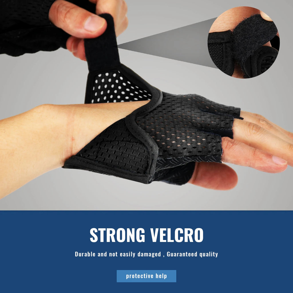 Gym Fitness Gloves Women Breathable Quick-Drying Half Finger Anti-Slip Outdoor Sport Cycling Gloves Weight Lifting Yoga Gloves