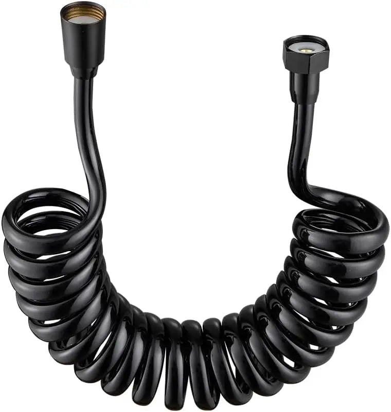 Toilet Bidet Spring Hose Flexible Shower Tube Anti-twist & Stretchable Water Plumbing Spiral Flexible Shower Hose 1.5/2/3/5M