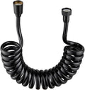 Toilet Bidet Spring Hose Flexible Shower Tube Anti-twist & Stretchable Water Plumbing Spiral Flexible Shower Hose 1.5/2/3/5M